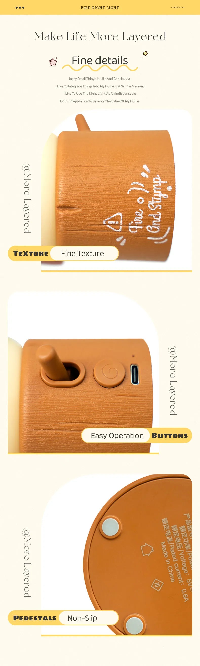 Glowbie - Happy Flame Lamp