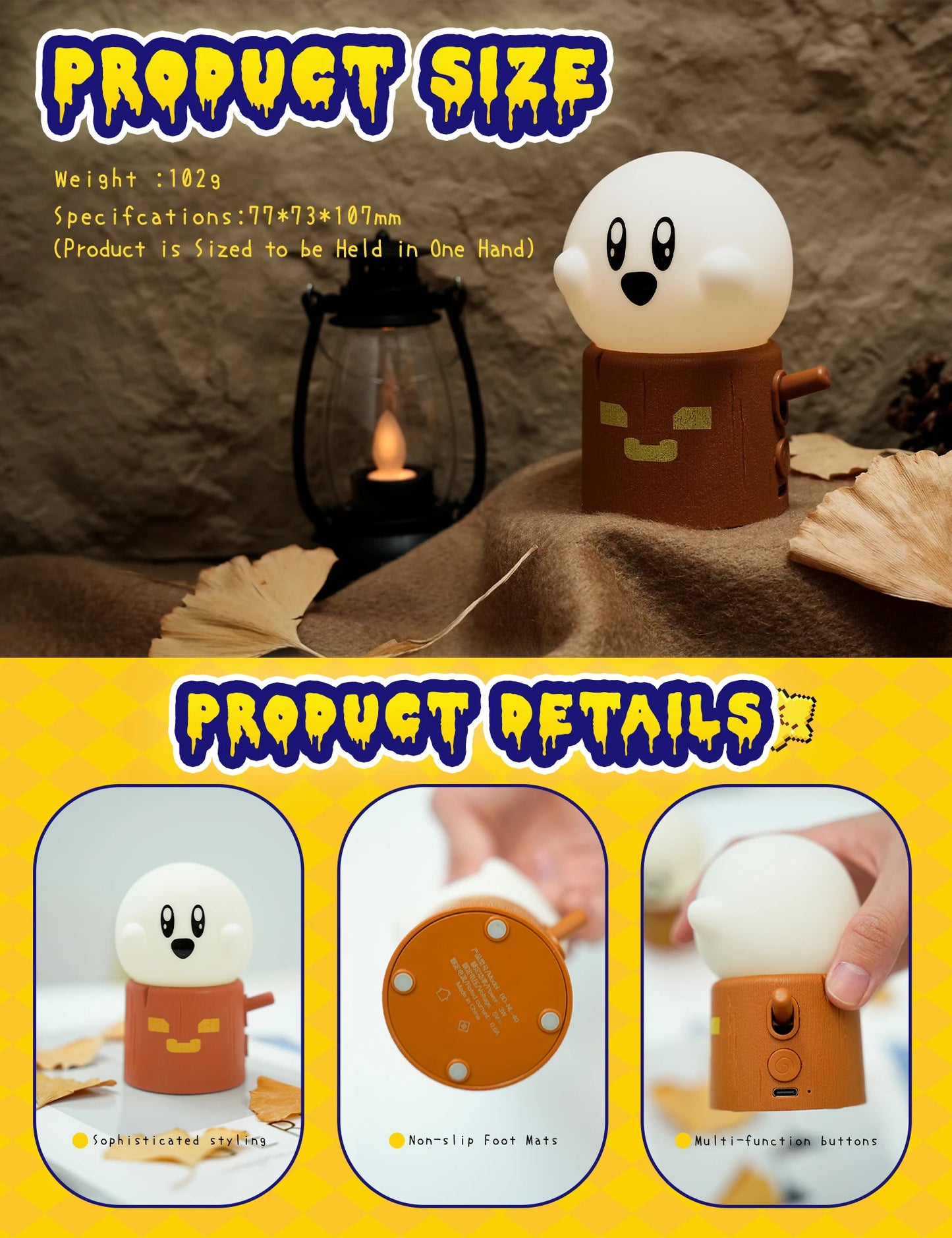 Glowbie - Smiley Ball Lamp