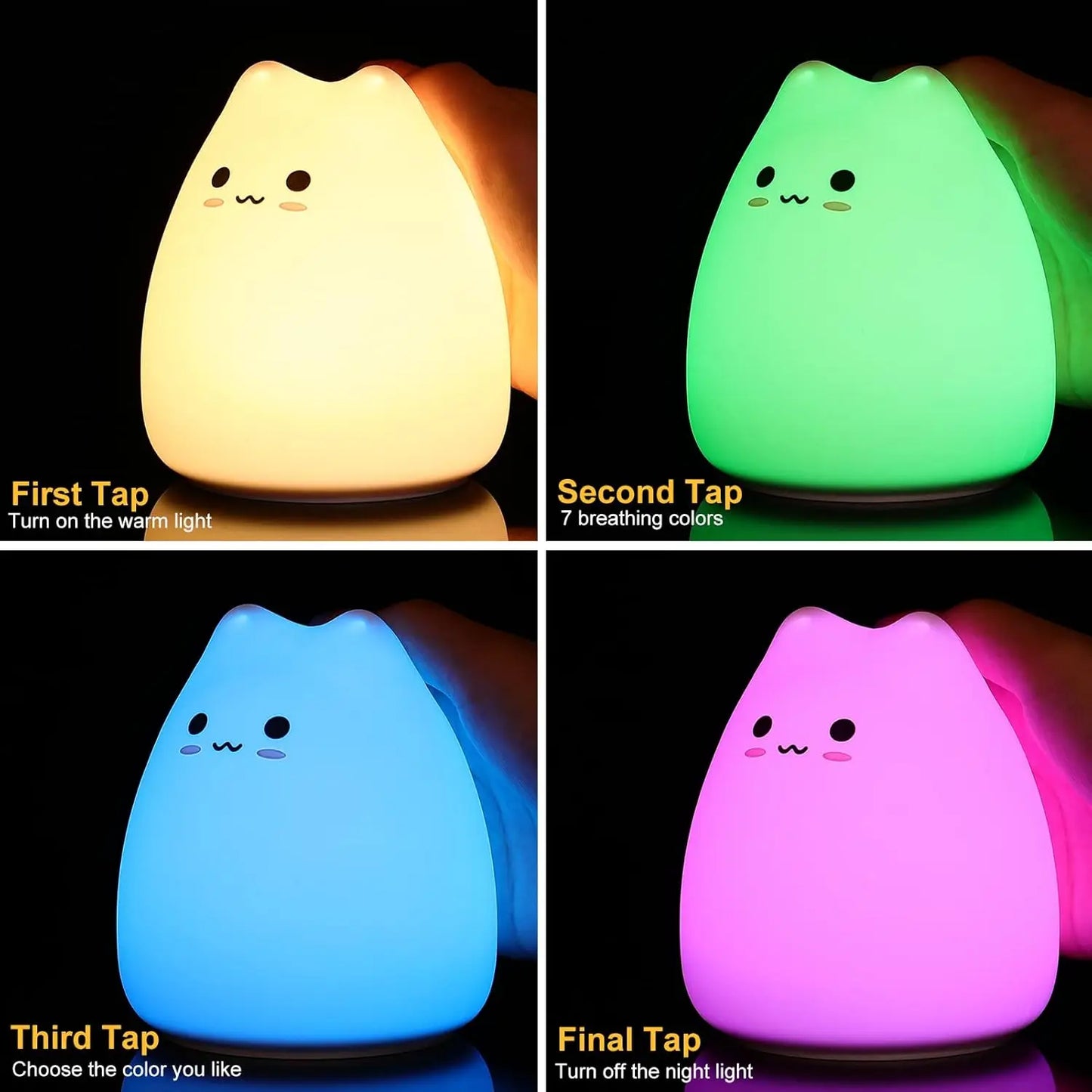 Glowbie - Kitten Lamp