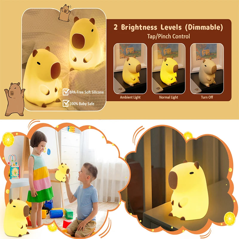 Glowbie - Capybara Lamp